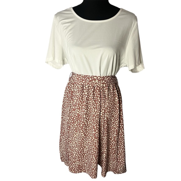SHEIN Dresses & Skirts - SHEIN Curve Romantic Soft Girl Short Sleeve Midi Dress Plus Size 1XL